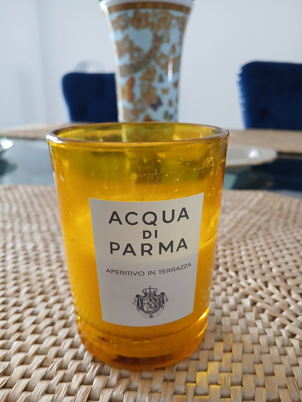 Acqua Di Parma Amber-Yellow Glass Candle